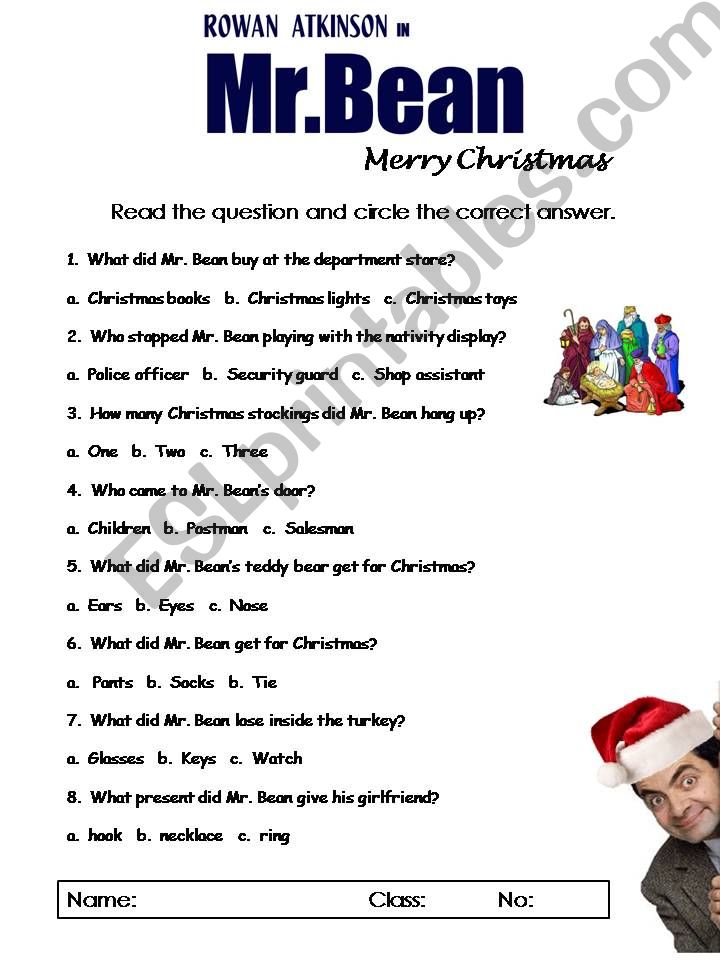 Mr. Bean Merry Christmas powerpoint
