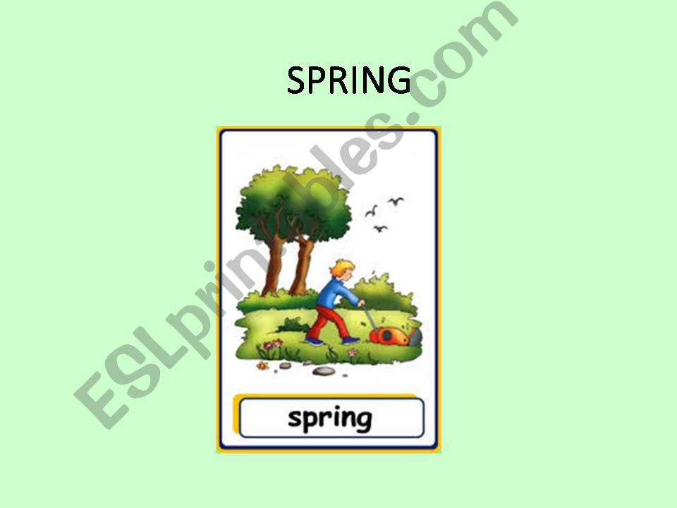 SPRING powerpoint