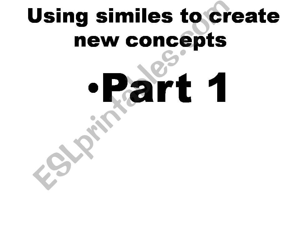 similies ,part 1 powerpoint