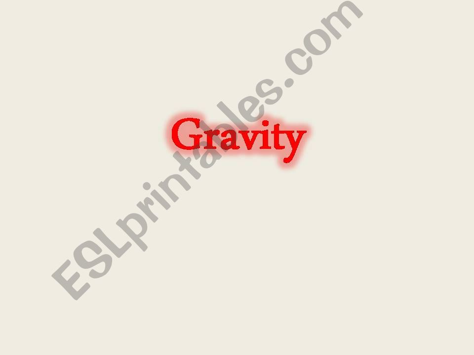 Gravity powerpoint