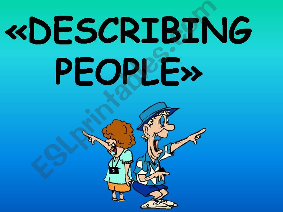 Describing people powerpoint