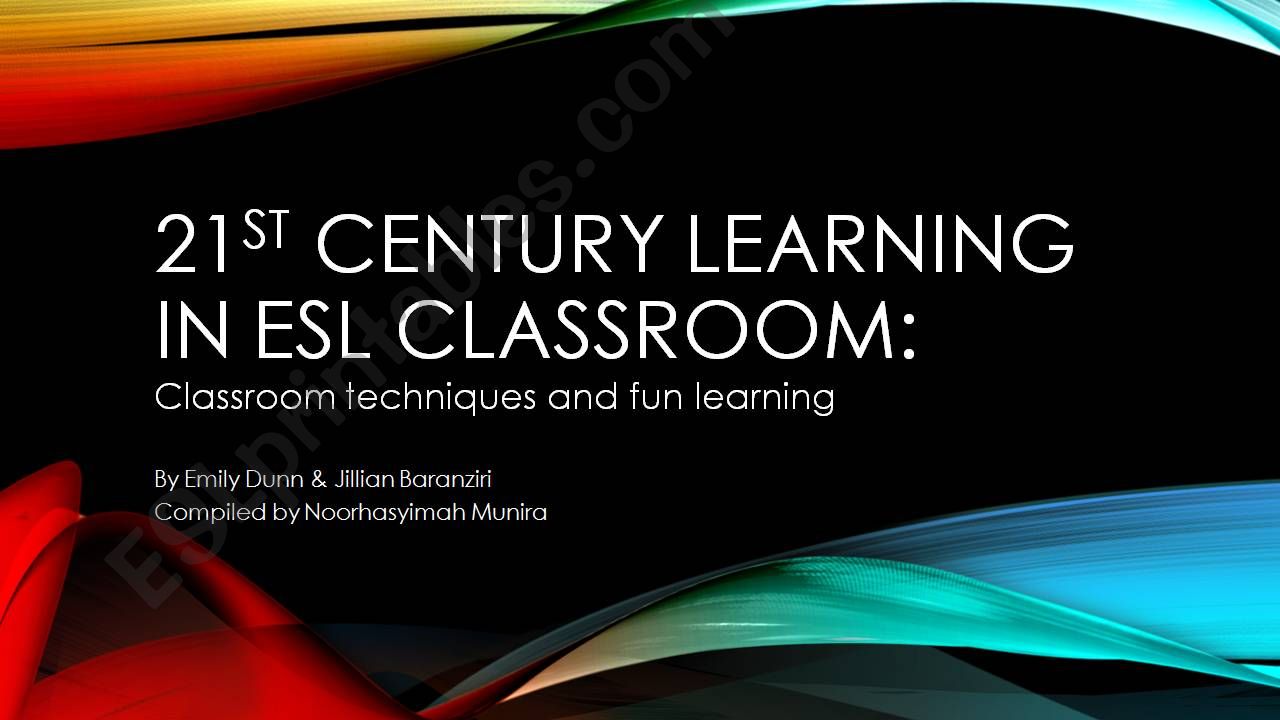 21st century learning in esl classroom