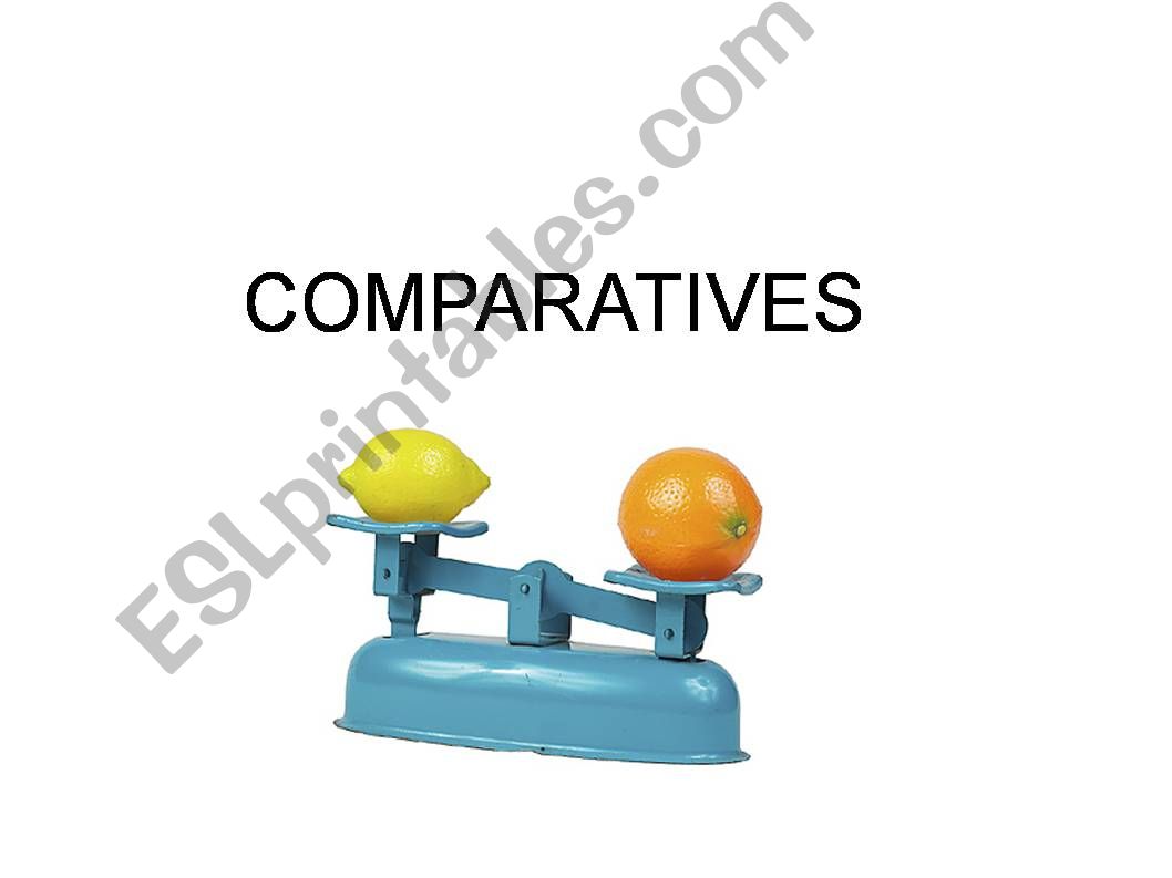 COMPARATIVES THE SIMPSONS powerpoint