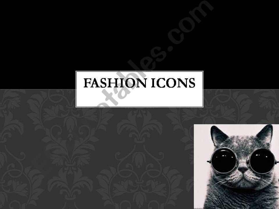 Fashion Icons powerpoint