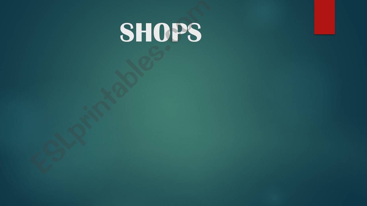 Shops powerpoint