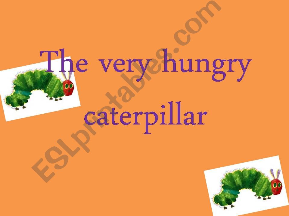 the very hungry caterpillar powerpoint