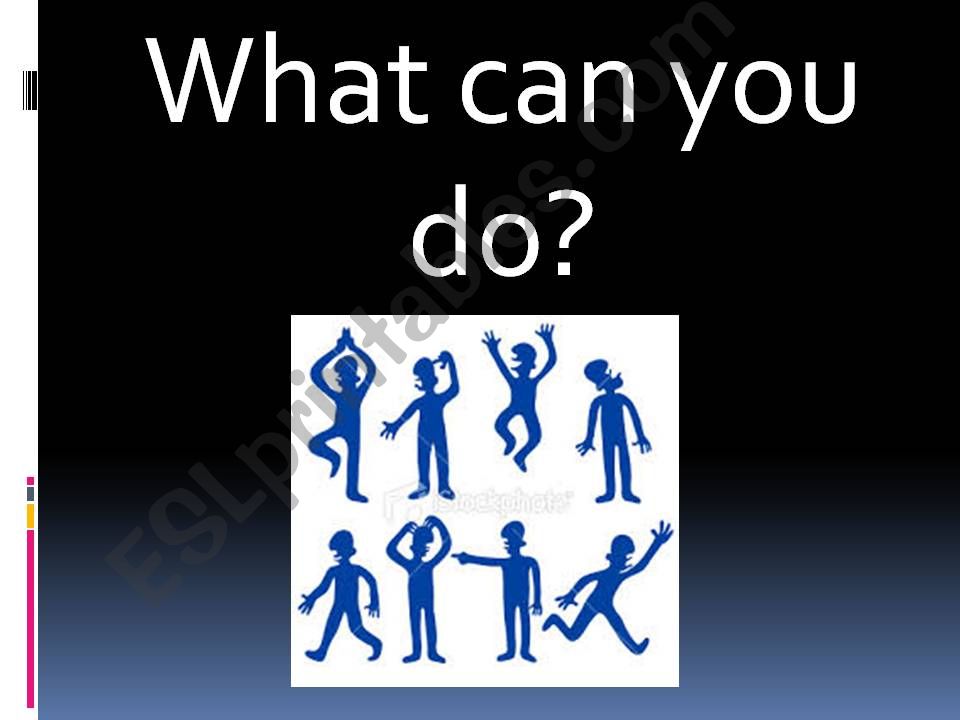 What can I do? (actions) powerpoint