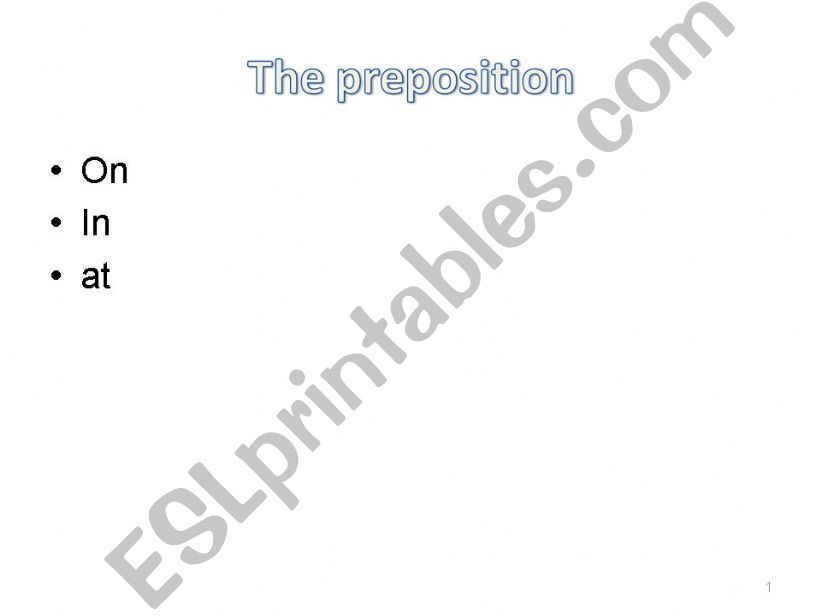 preposition powerpoint