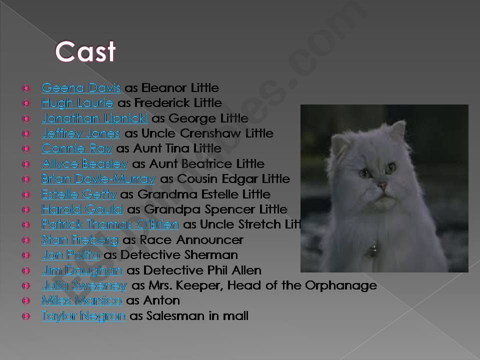 ESL English PowerPoints Stuart Little