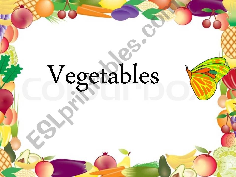 Vegetables powerpoint