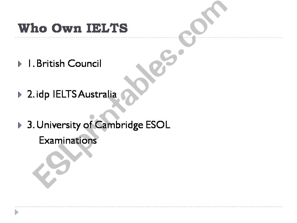 ielts introduction powerpoint