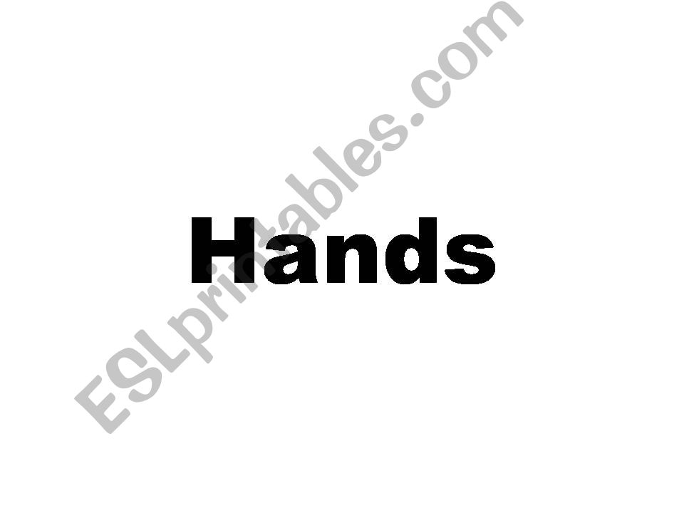 hands powerpoint