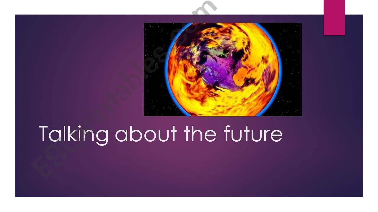 Talking about the future powerpoint