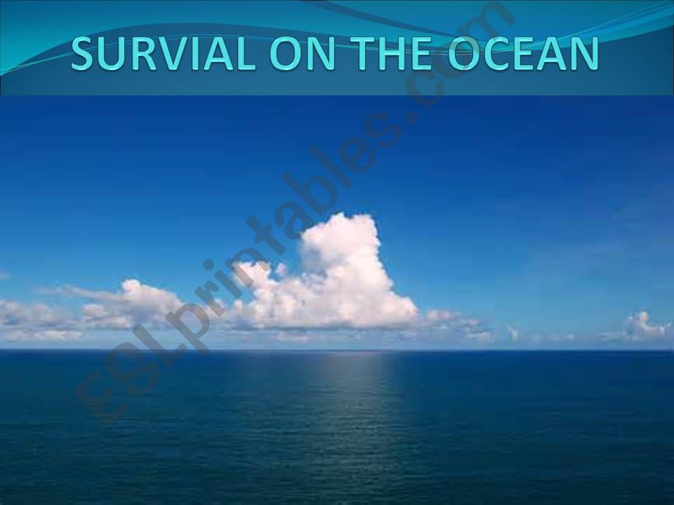 Survial on the Ocean powerpoint