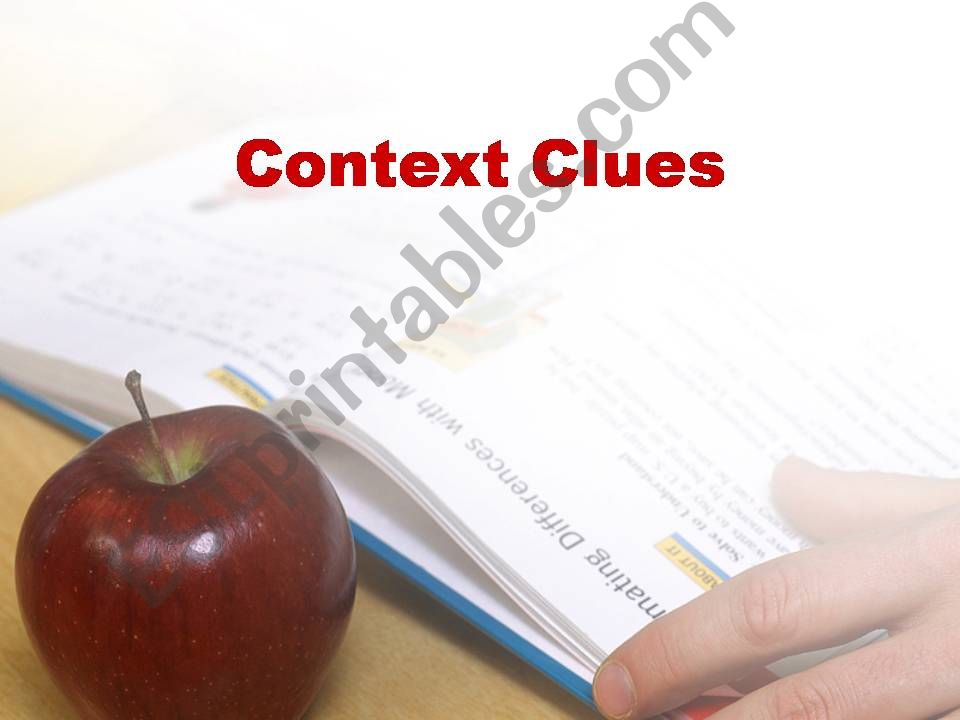 Context clue powerpoint