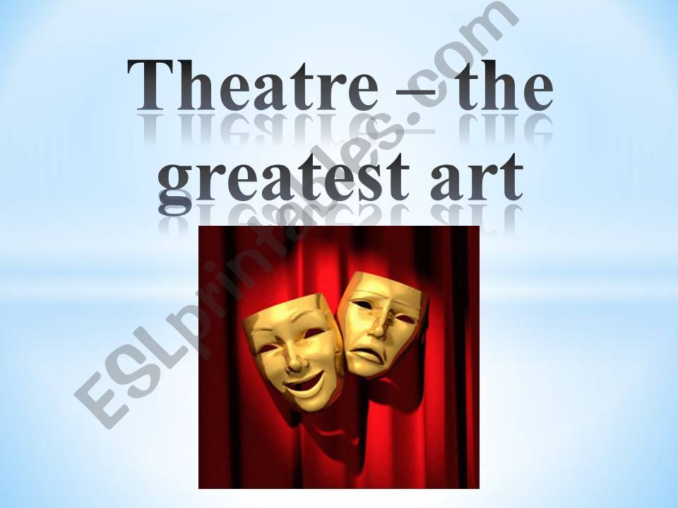 Theatre powerpoint