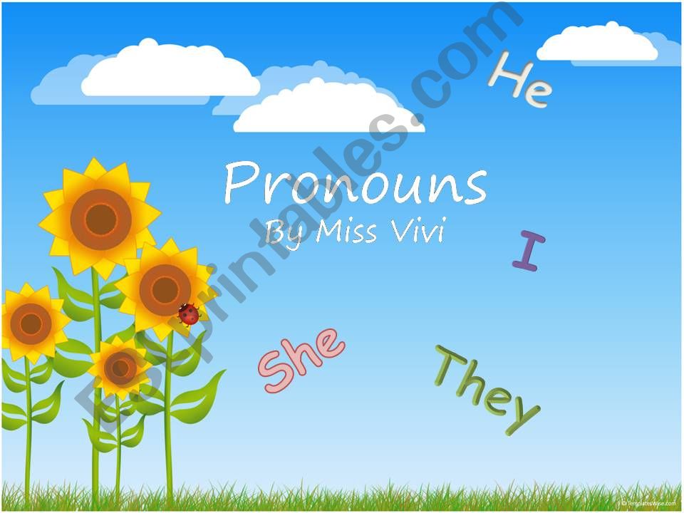 Pronouns powerpoint