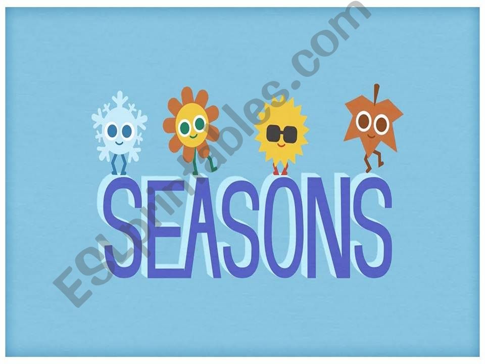 SEASONS powerpoint