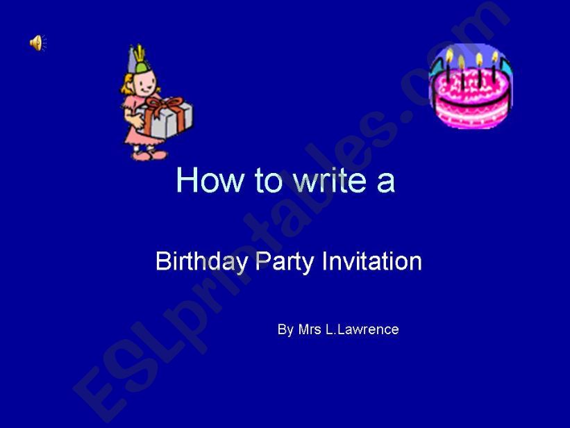 How to Write a Party Invitation