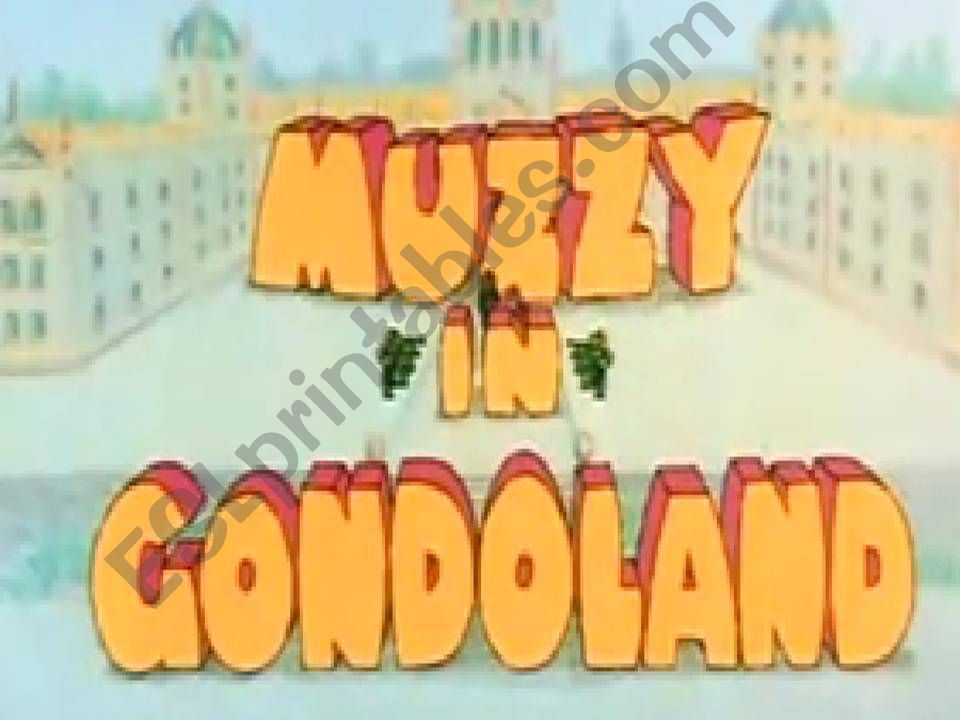 Muzzy in gondoland  powerpoint