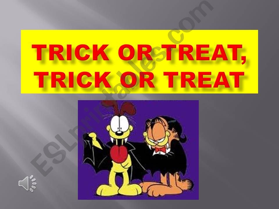 trick or treat powerpoint