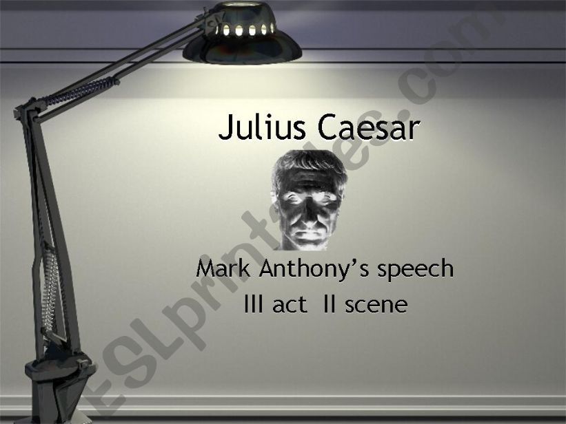 Shakespeares Julius Caesar  powerpoint