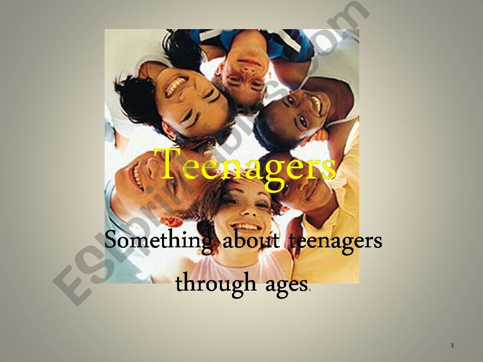 Teenagers powerpoint