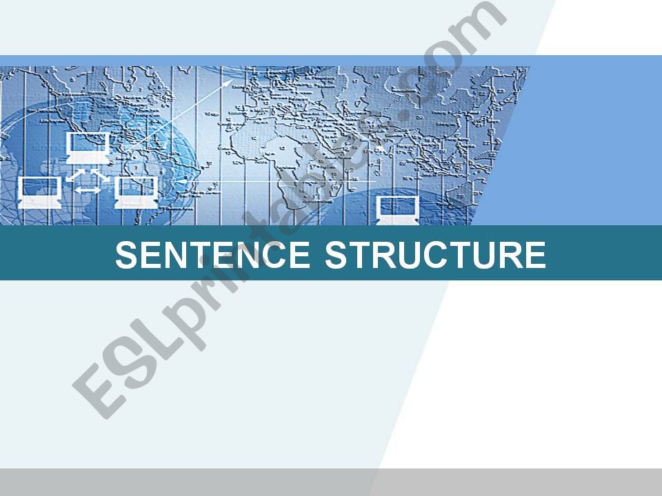 sentence structure powerpoint