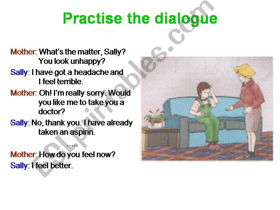Dialog ( Present Simple ) powerpoint