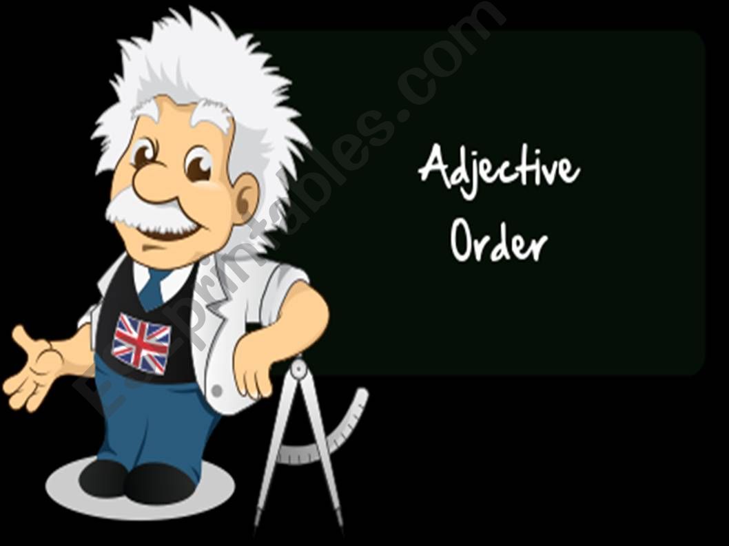Adjective order powerpoint