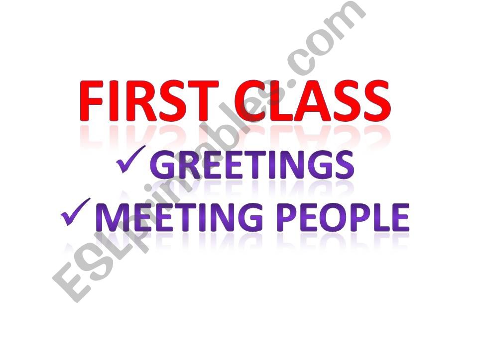 Greeting class powerpoint