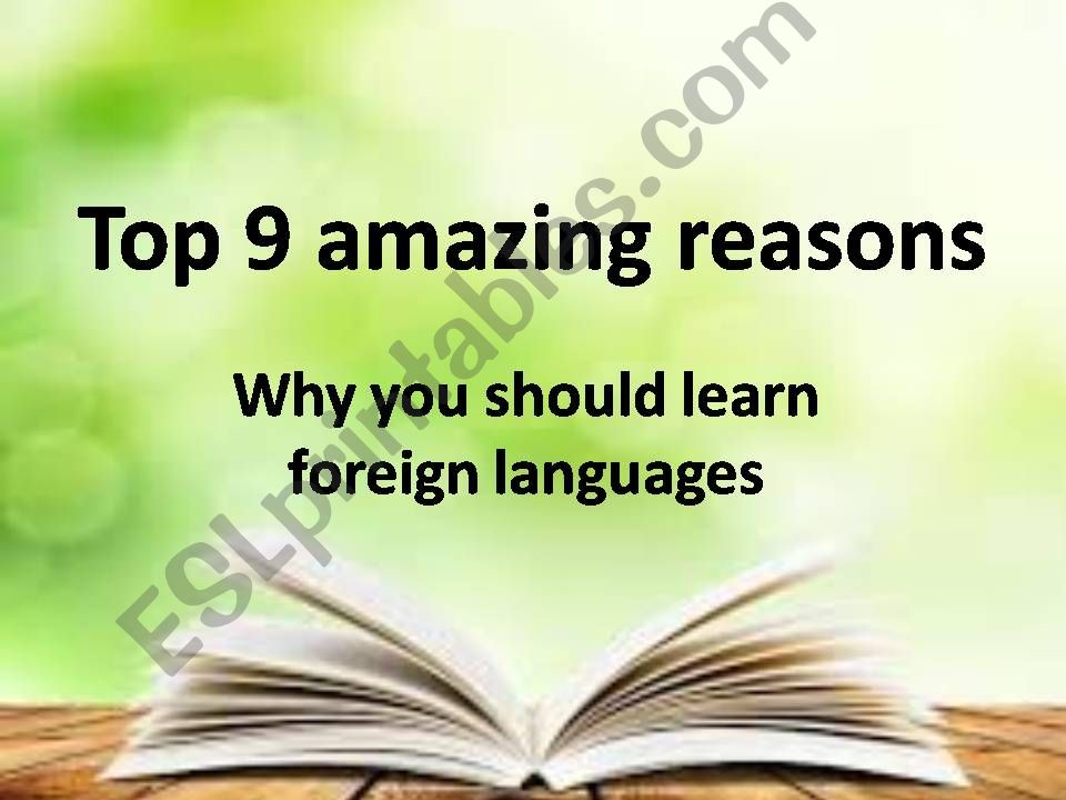 Foreign Languages powerpoint
