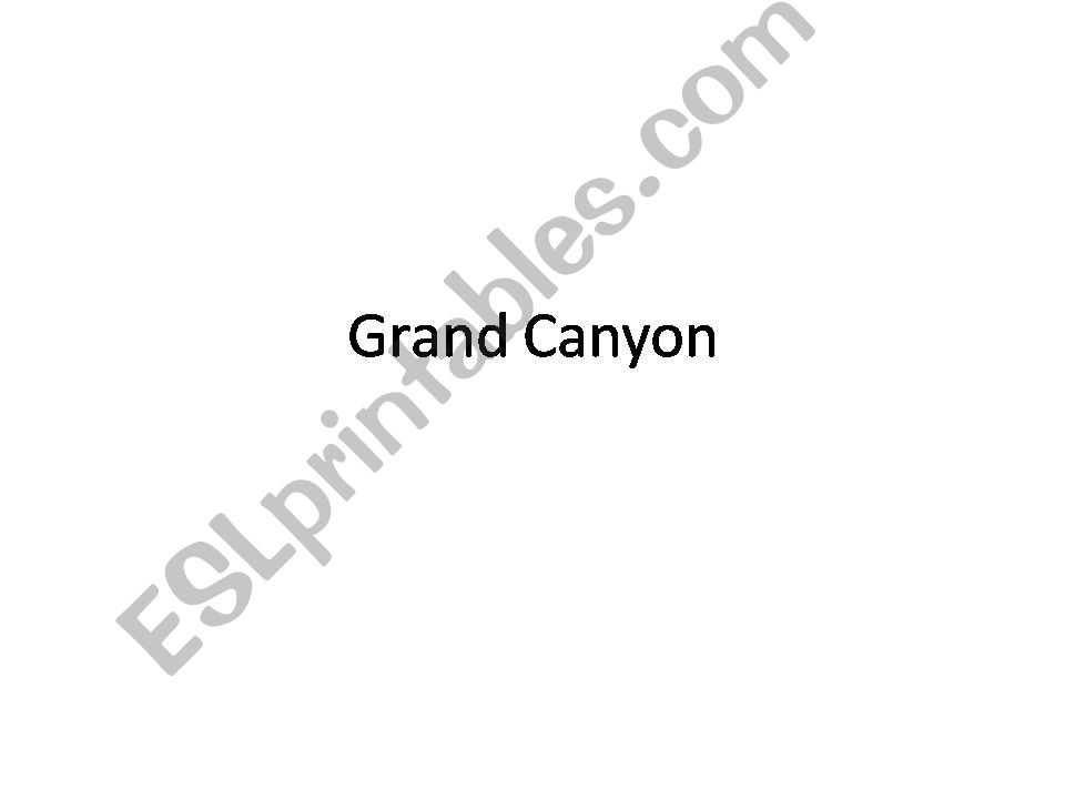 Grand Canyon powerpoint