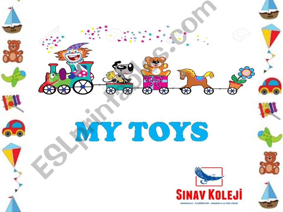 Esl English Powerpoints My Toys