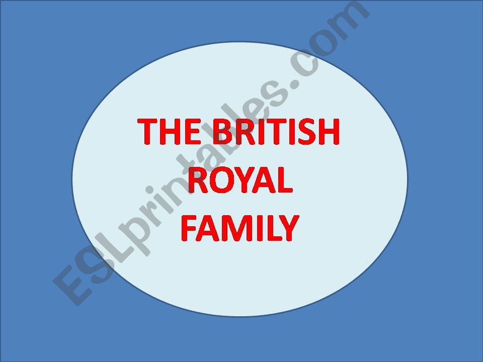 the british royal family powerpoint