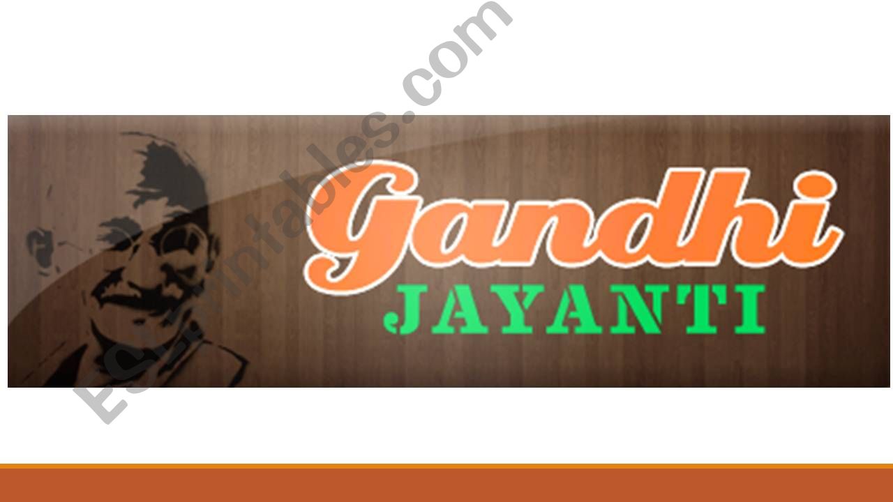 Gandhi jayanti powerpoint