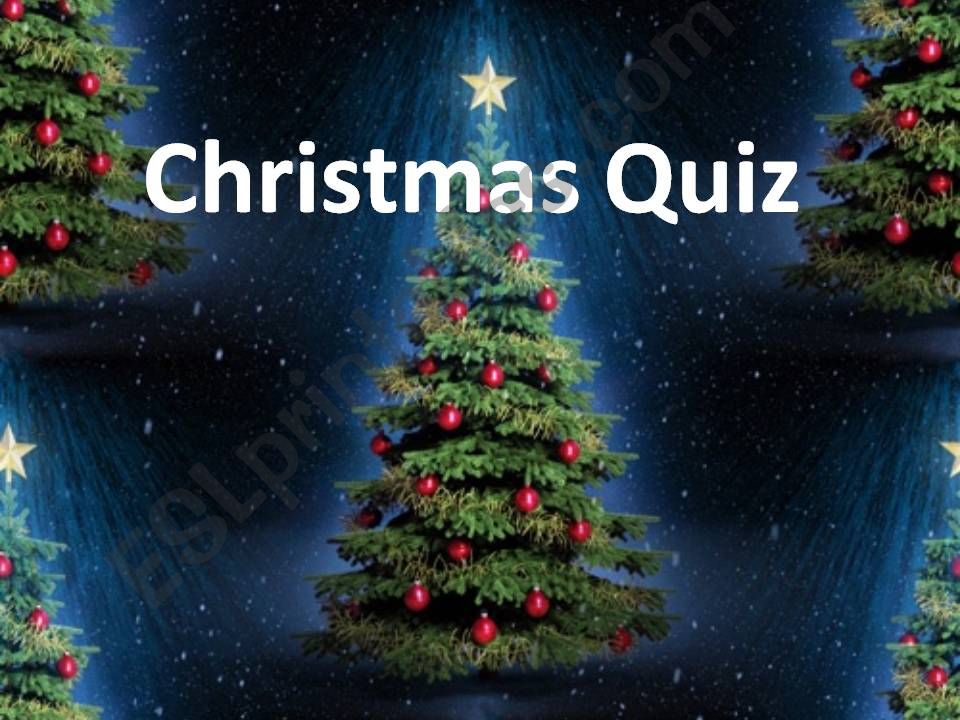 Christmas quiz powerpoint