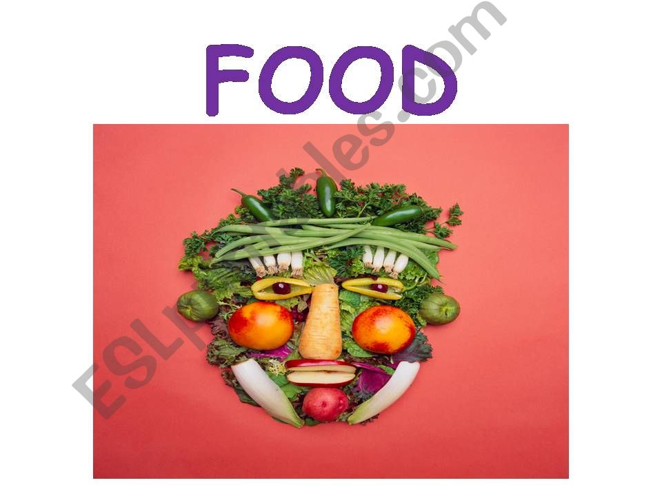 FOOD VOCABULARY powerpoint