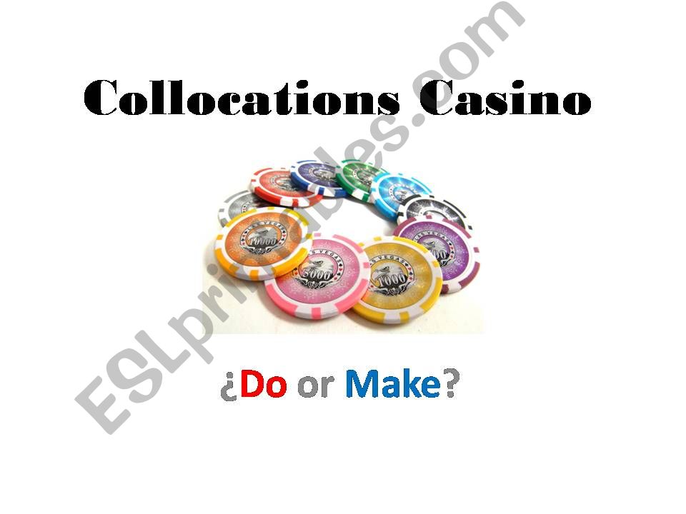 Collocation Casino powerpoint