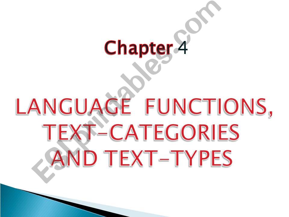 Function of language powerpoint