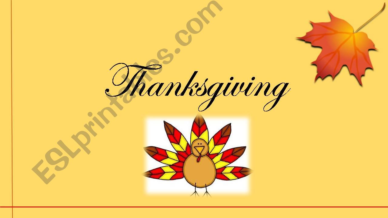 Thanksgiving ppt powerpoint