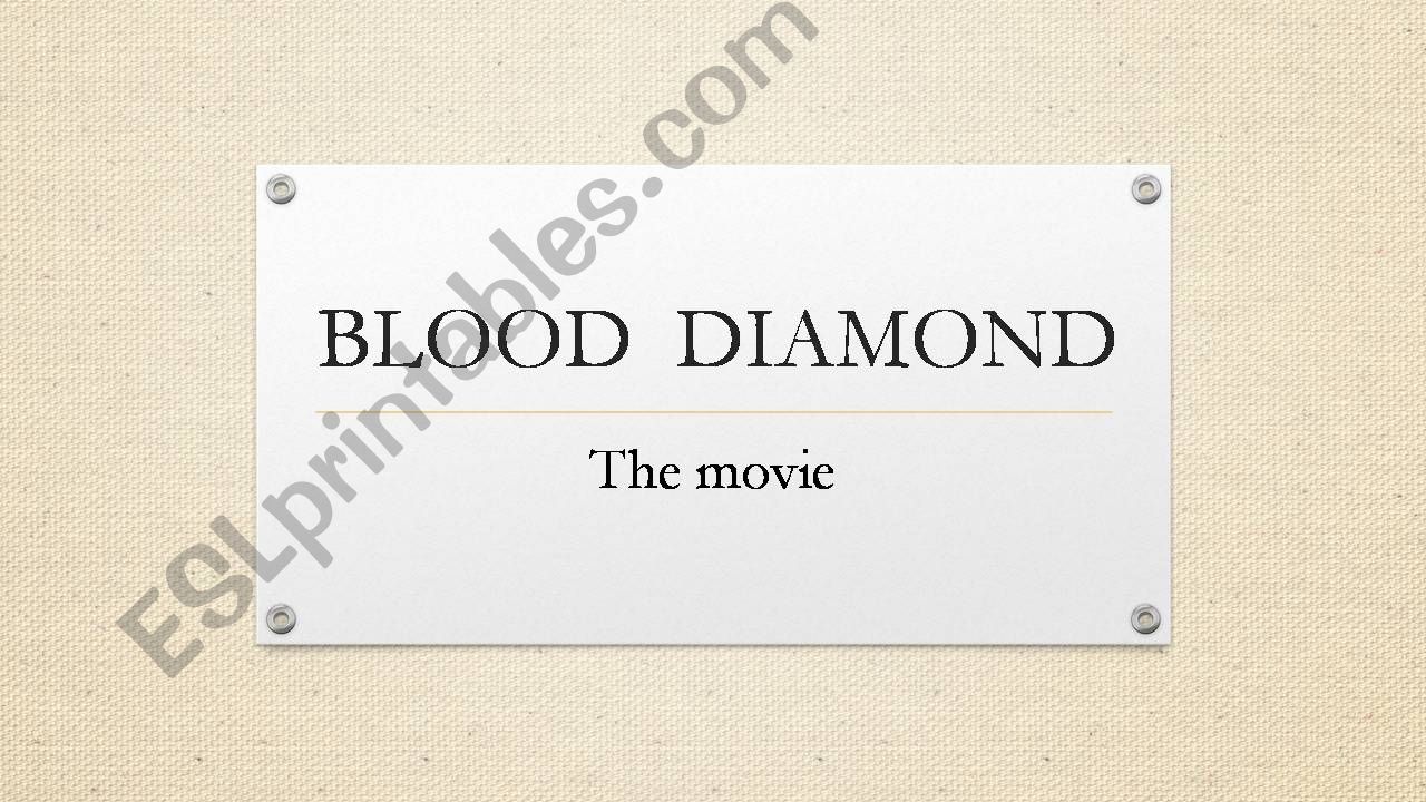 Blood Diamond powerpoint