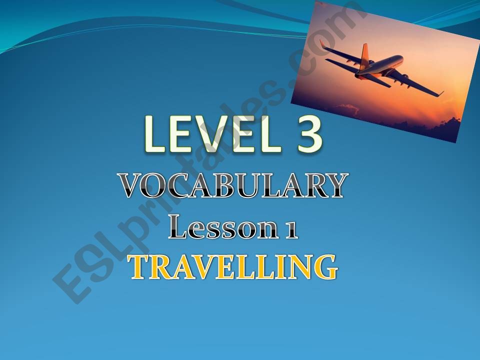 Air Travel and Airports powerpoint