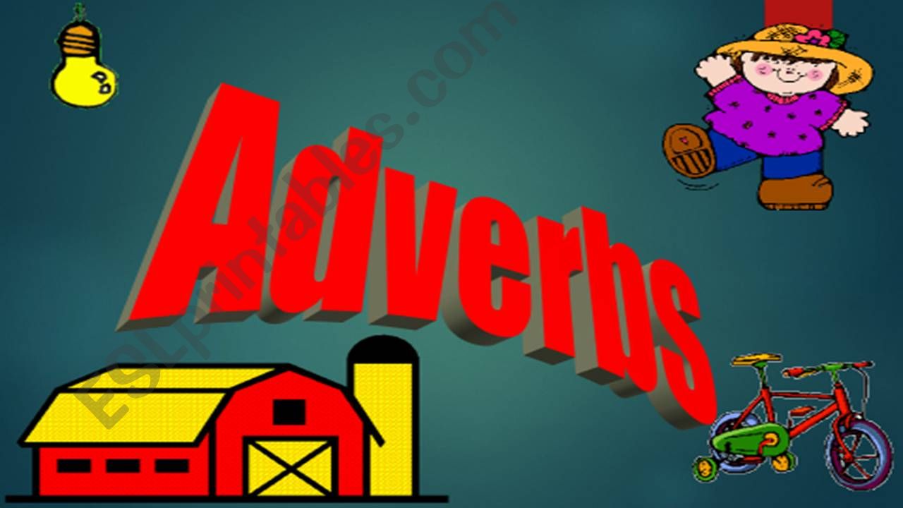ADVERBS OF MANNER powerpoint