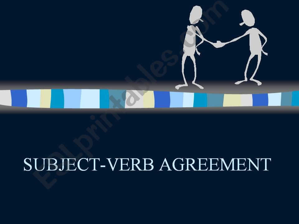 Subject Verb AGreement powerpoint