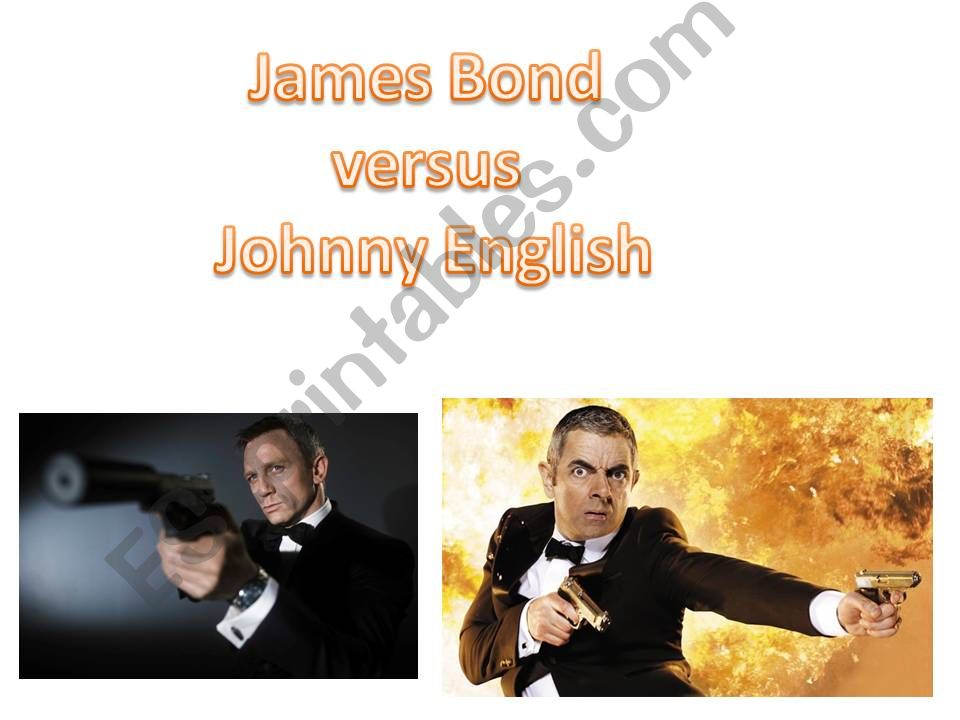 James Bond versus Johnny English