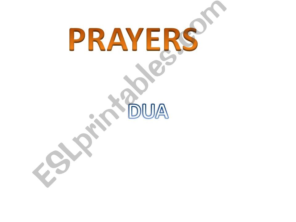 prayers powerpoint