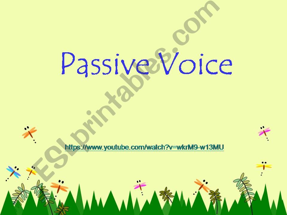 Passive Voice powerpoint