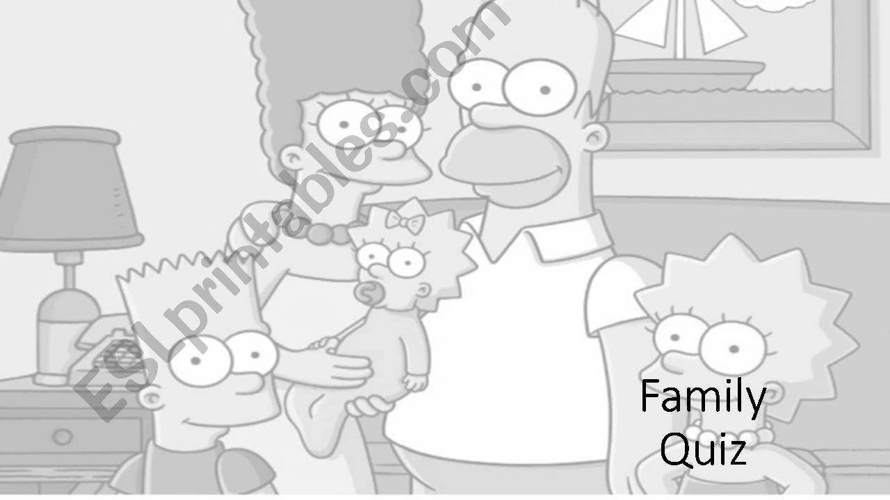 Family Quiz powerpoint