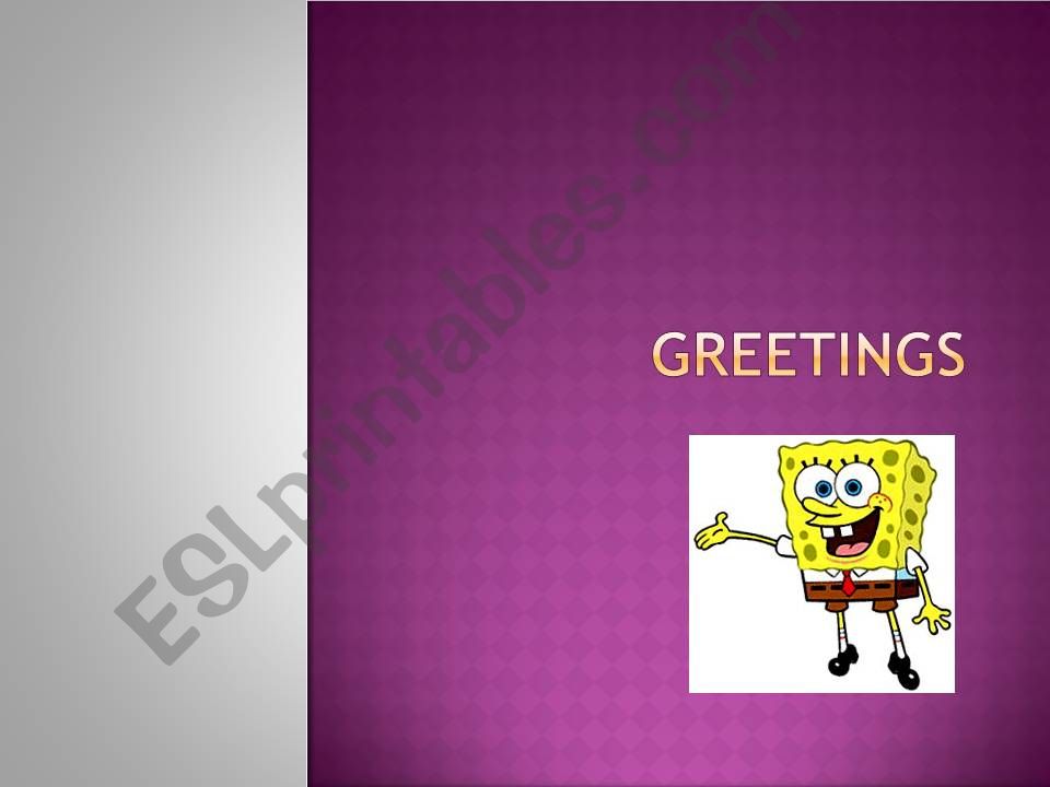 greetings powerpoint